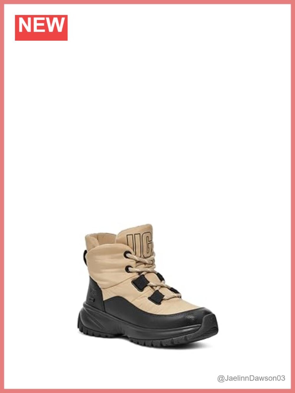Waterproof Women's Lace-Up Fleece Lined Winter Bootie